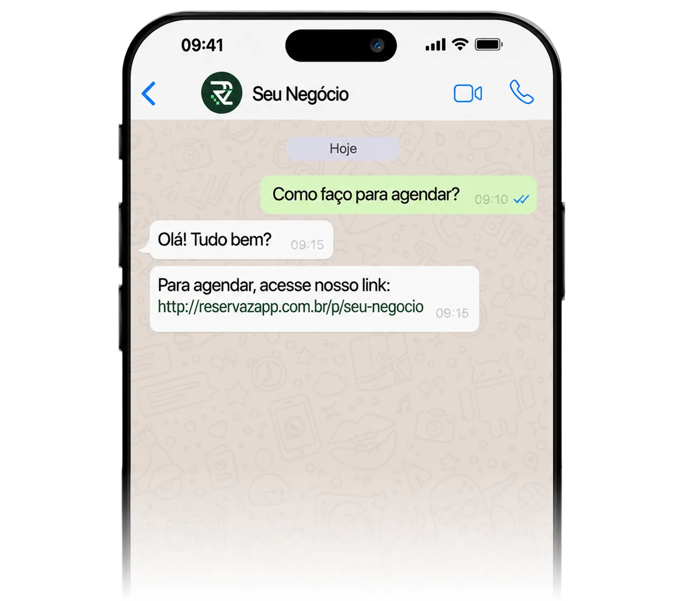 Passo a passo de agendamento