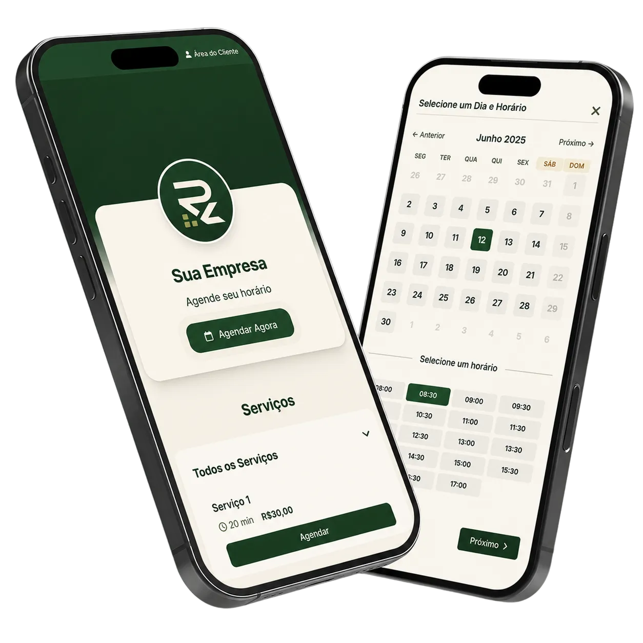 ReservaZapp Mockup
